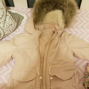 Fur trim jacket 12-18 months